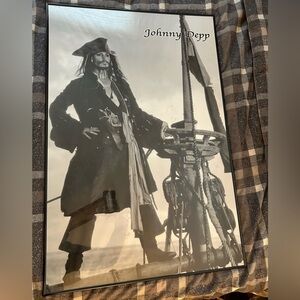 🏴‍☠️⚓️ Pirates of the Caribbean Johnny Depp Photo Poster